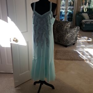 Aqua 2 piece dress